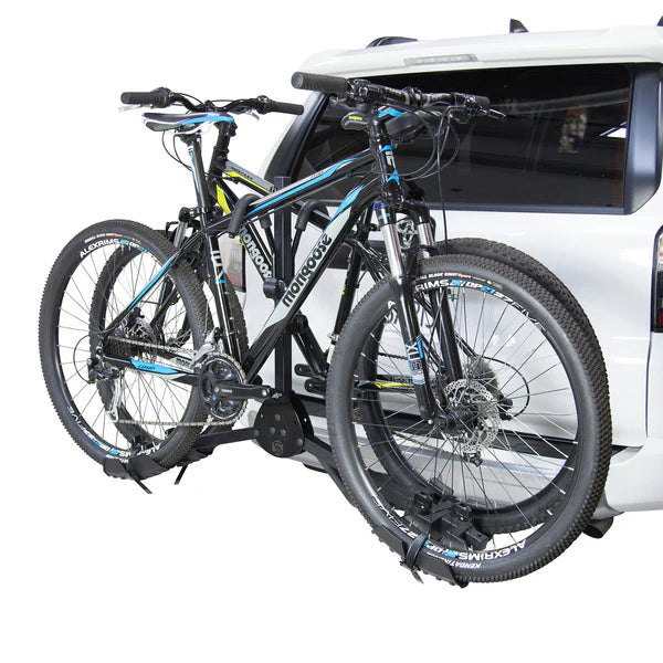 Saris All Star 2-Bike Hitch Rack – Tray Style, 1.25" & 2" Receiver, 45 lb Capacity