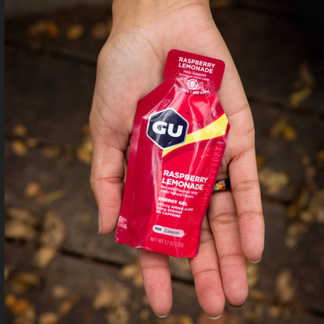 GU Original Energy Gel — Raspberry Lemonade (Single Serving, Caffeine Free)