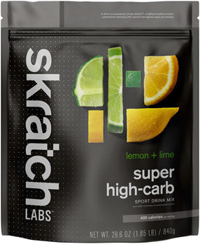 Skratch Labs Super High-Carb Sport Drink Mix - Lemon & Lime, 8 Serving Pouch
