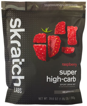 Skratch Labs Super High-Carb Sport Drink Mix - Raspberry, 8 Serving Pouch