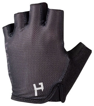 Handup Shorties Cycling Gloves - Solid Black, Short Finger, Touchscreen Compatible, Unisex