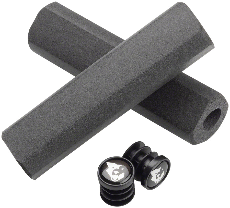 Wolf Tooth Mega Fat Paw Cam Grips – Silicone – 40mm – Black (Pair)