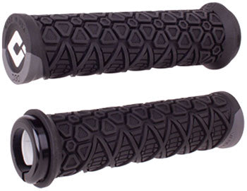 ODI Vanquish Lock-On Grips – D3O GRIP Compound – Black/Graphite (Pair)