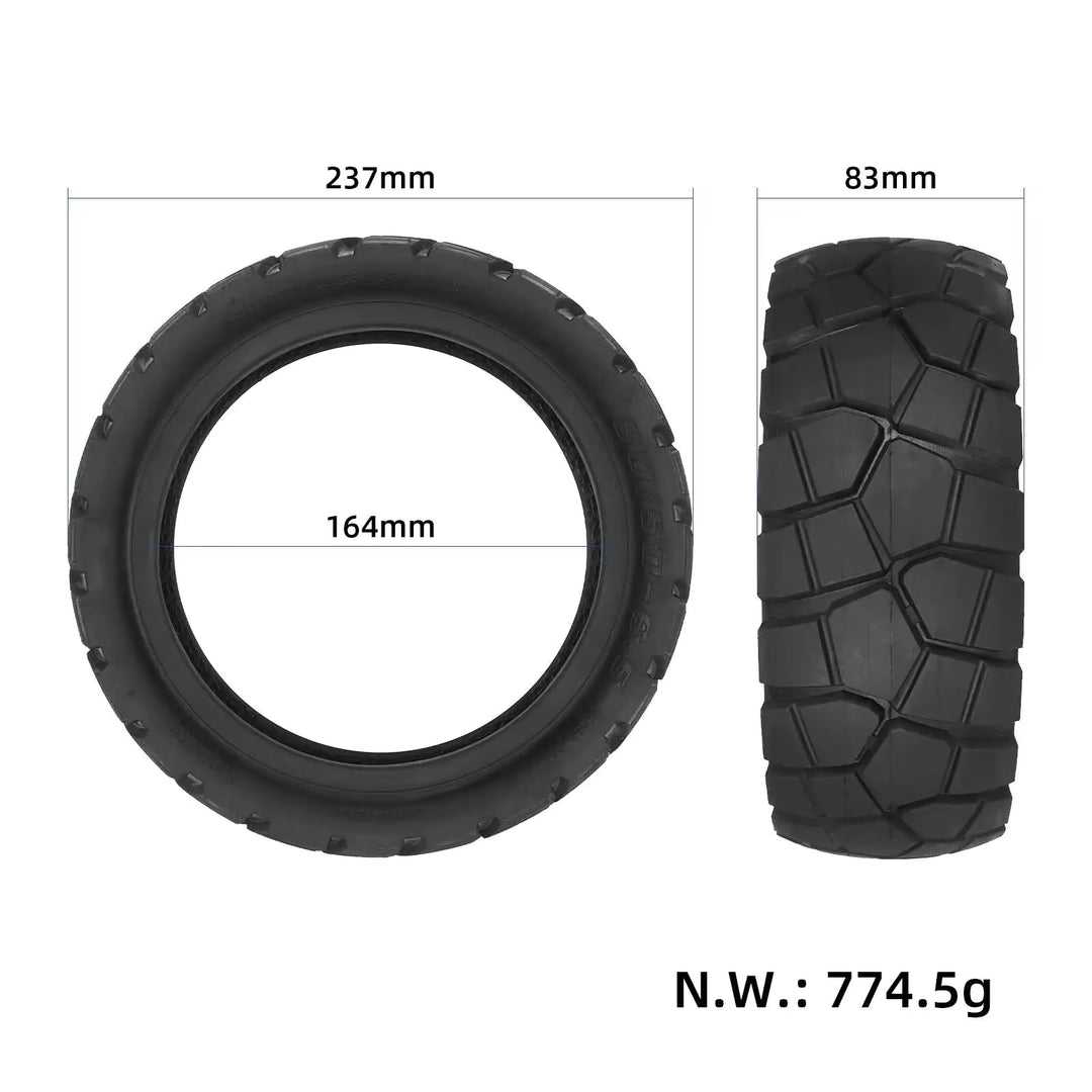 80/50-6.5 Off-Road Tubeless Electric Scooter Tire - 10 Inch