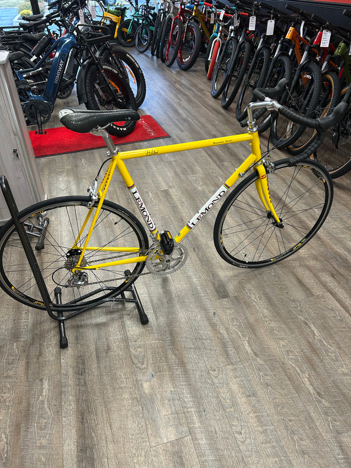 2002 LeMond Buenos Aires Reynolds 853 Steel Road Bike – Yellow • 58 cm • 2×9 Shimano • Rebuilt