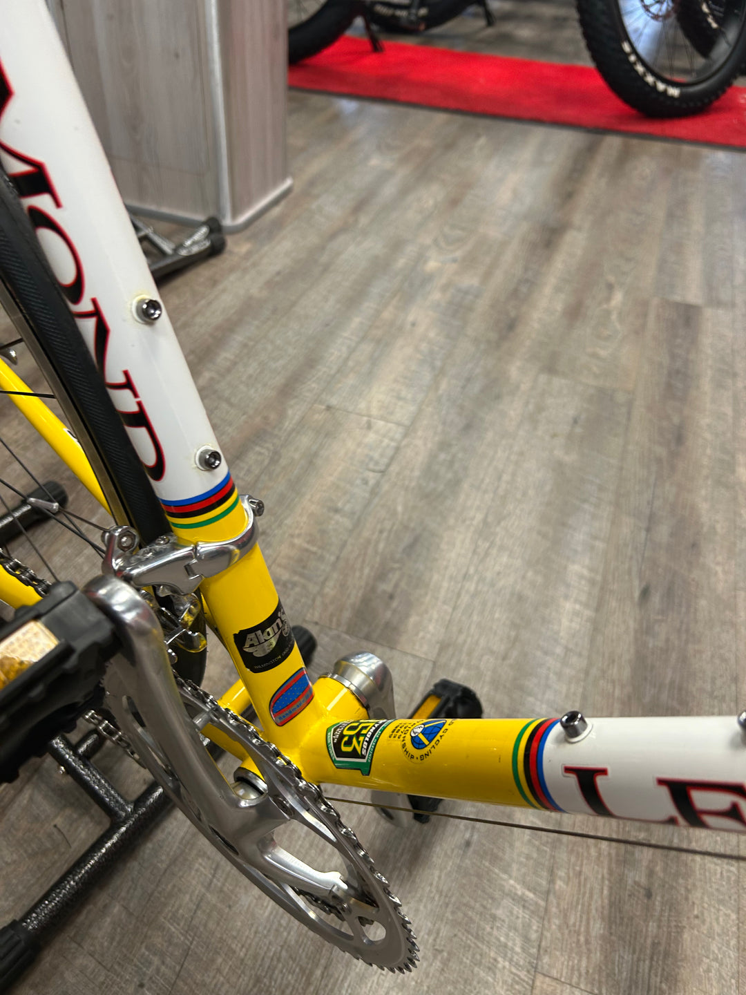 2002 LeMond Buenos Aires Reynolds 853 Steel Road Bike – Yellow • 58 cm • 2×9 Shimano • Rebuilt