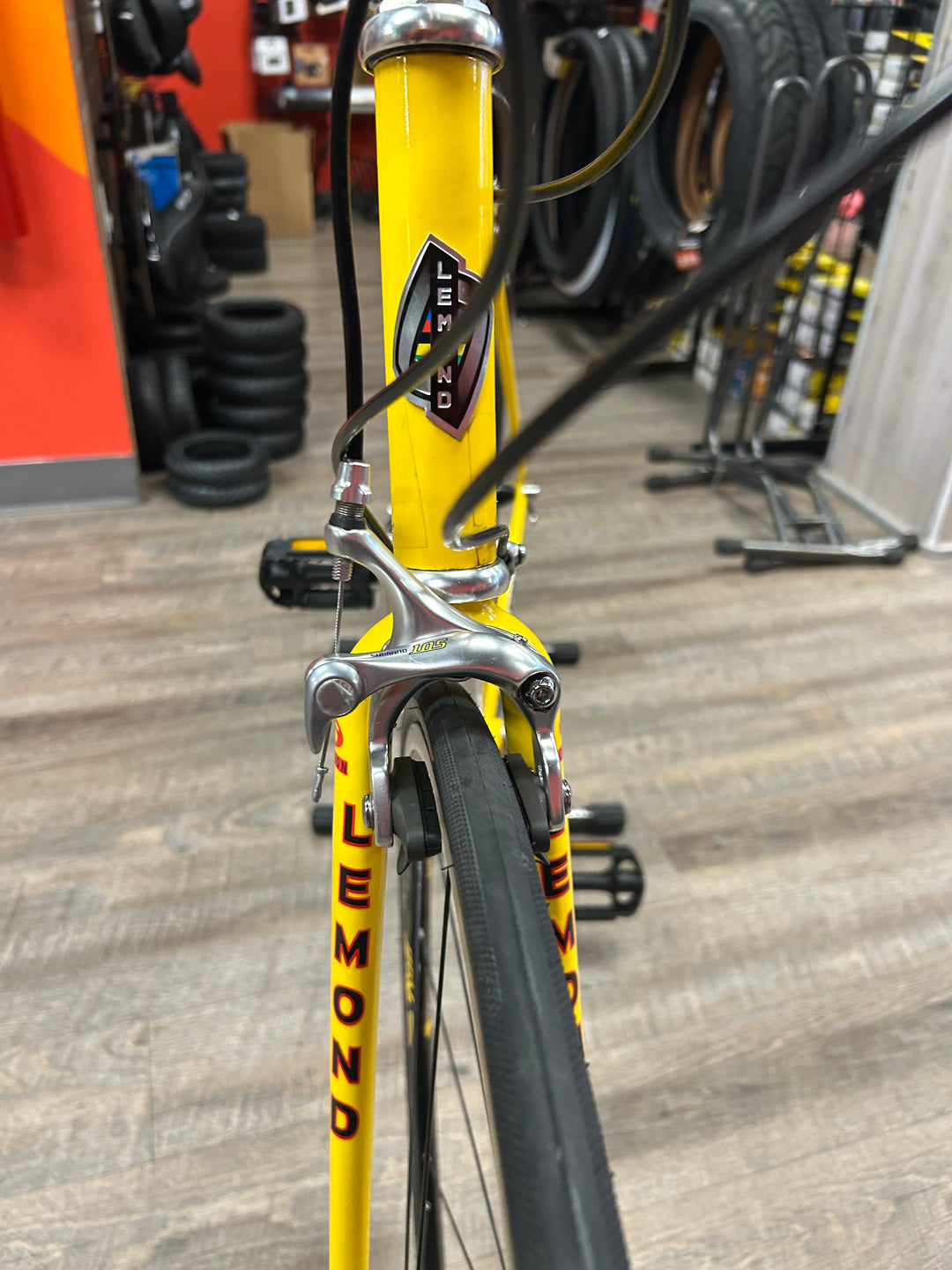 2002 LeMond Buenos Aires Reynolds 853 Steel Road Bike – Yellow • 58 cm • 2×9 Shimano • Rebuilt
