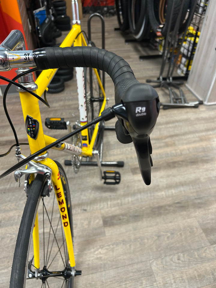 2002 LeMond Buenos Aires Reynolds 853 Steel Road Bike – Yellow • 58 cm • 2×9 Shimano • Rebuilt