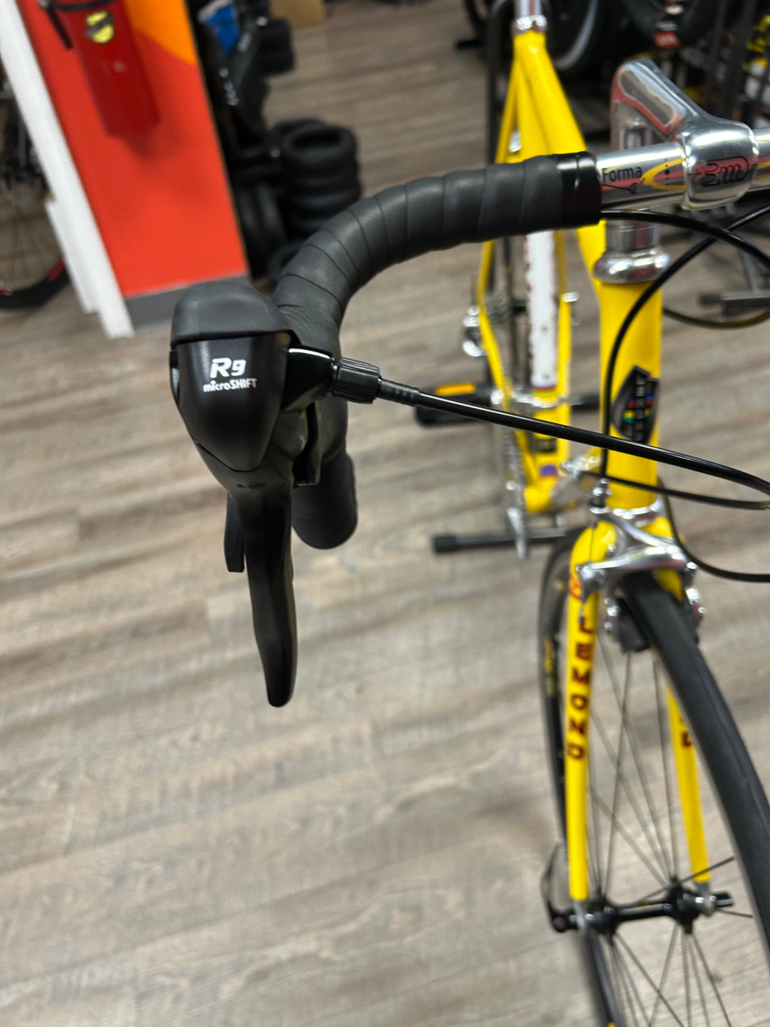 2002 LeMond Buenos Aires Reynolds 853 Steel Road Bike – Yellow • 58 cm • 2×9 Shimano • Rebuilt