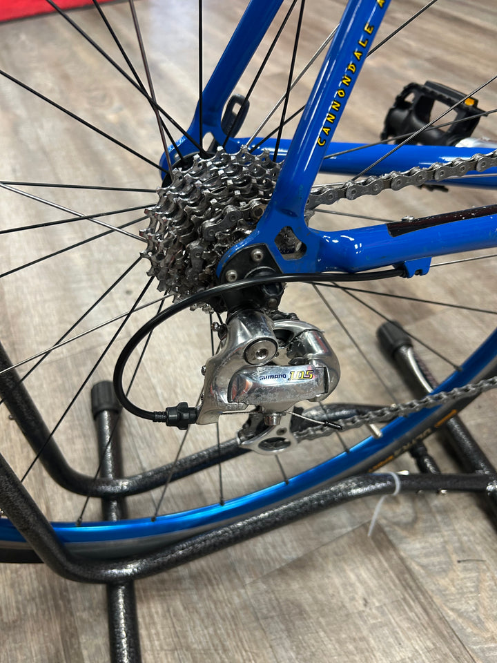 2000 Cannondale Silk Road 800 CAAD4 Road Bike – Blue • 54 cm • HeadShok • 2×9 • Rebuilt