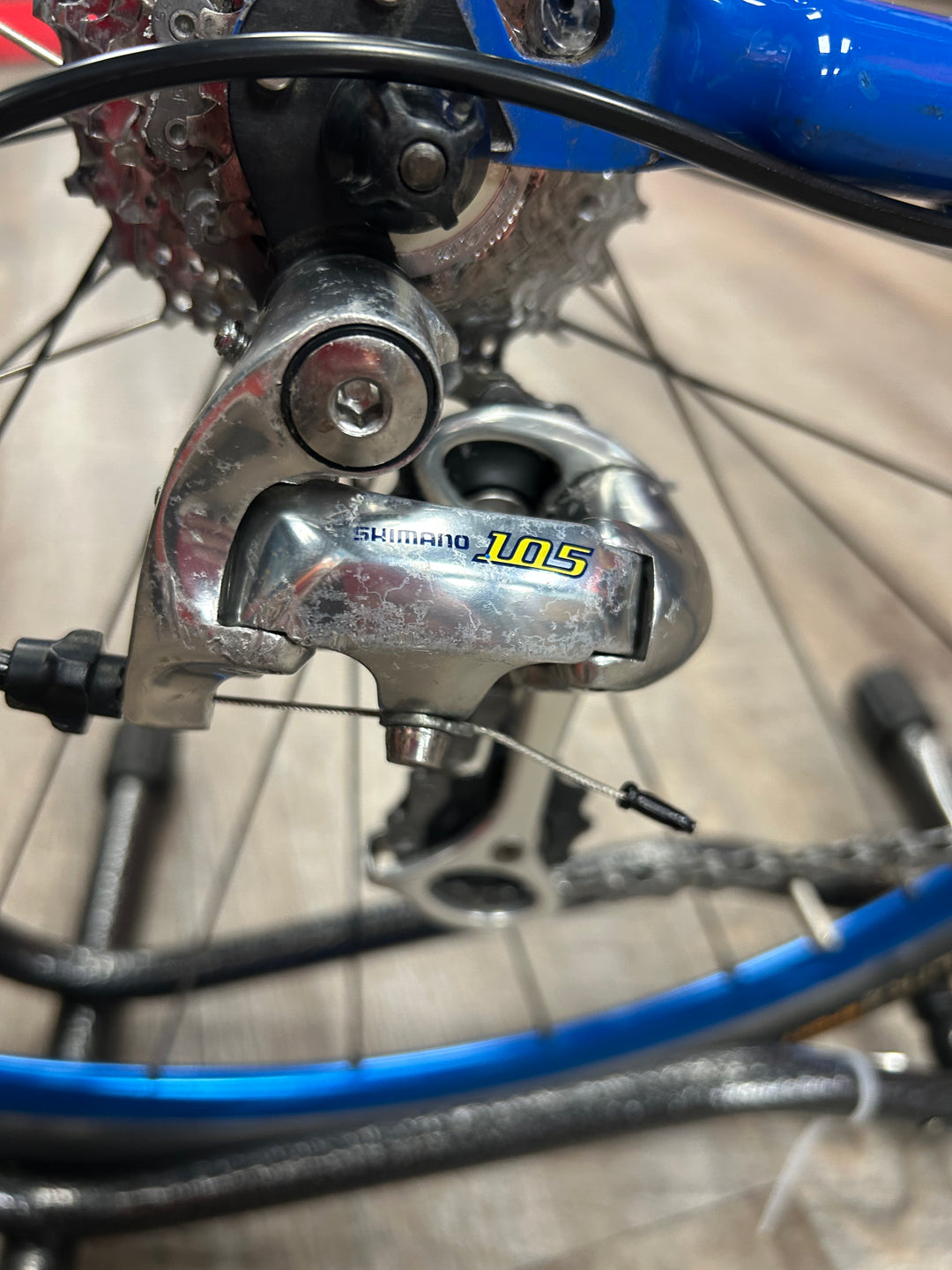 2000 Cannondale Silk Road 800 CAAD4 Road Bike – Blue • 54 cm • HeadShok • 2×9 • Rebuilt