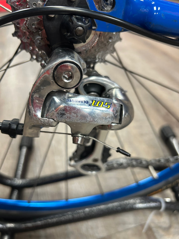 2000 Cannondale Silk Road 800 CAAD4 Road Bike – Blue • 54 cm • HeadShok • 2×9 • Rebuilt