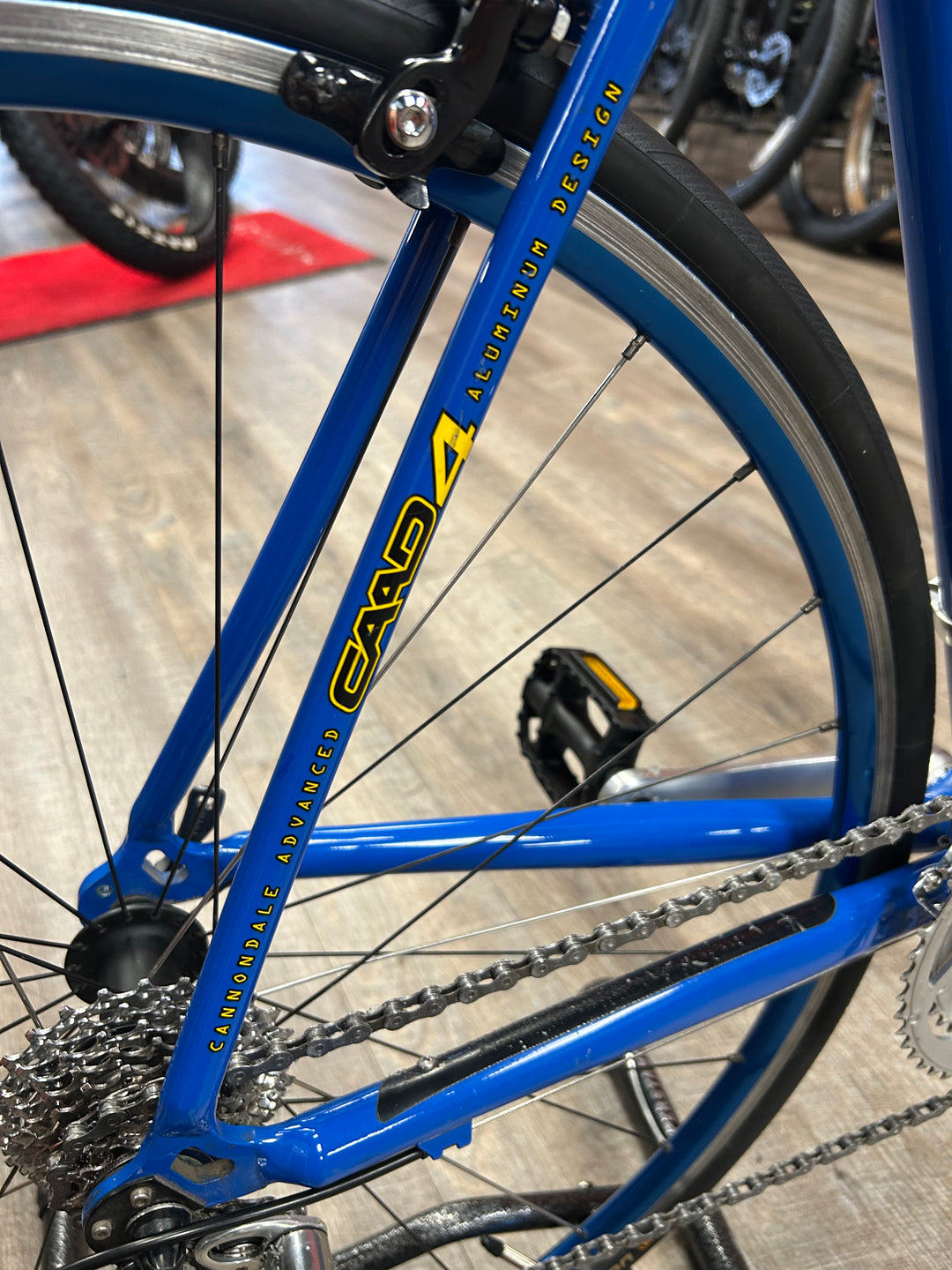 2000 Cannondale Silk Road 800 CAAD4 Road Bike – Blue • 54 cm • HeadShok • 2×9 • Rebuilt