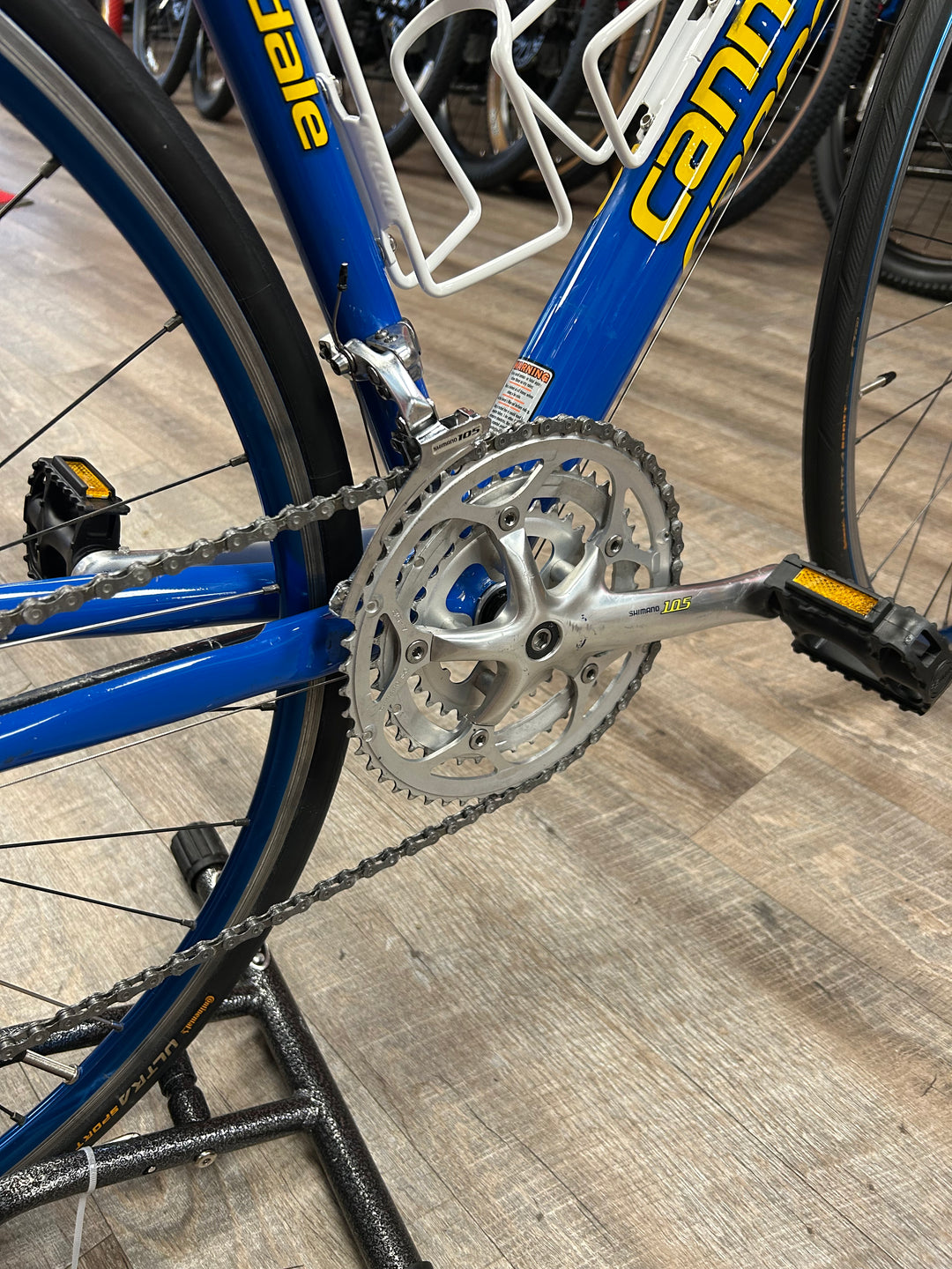 2000 Cannondale Silk Road 800 CAAD4 Road Bike – Blue • 54 cm • HeadShok • 2×9 • Rebuilt