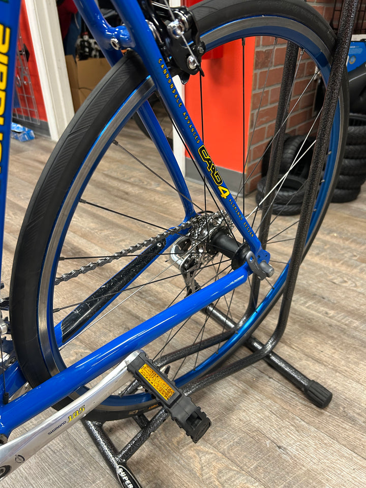 2000 Cannondale Silk Road 800 CAAD4 Road Bike – Blue • 54 cm • HeadShok • 2×9 • Rebuilt