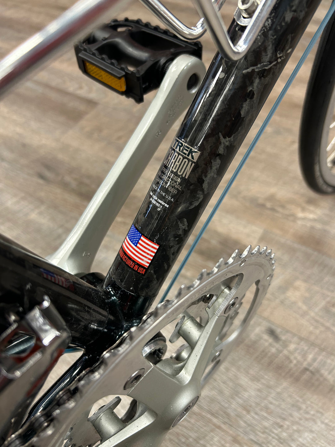 1996 Trek 2120 Carbon Road Bike – USA Made • 58 cm • 3×8 Shimano 105 • Rebuilt