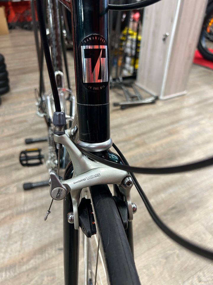 1996 Trek 2120 Carbon Road Bike – USA Made • 58 cm • 3×8 Shimano 105 • Rebuilt