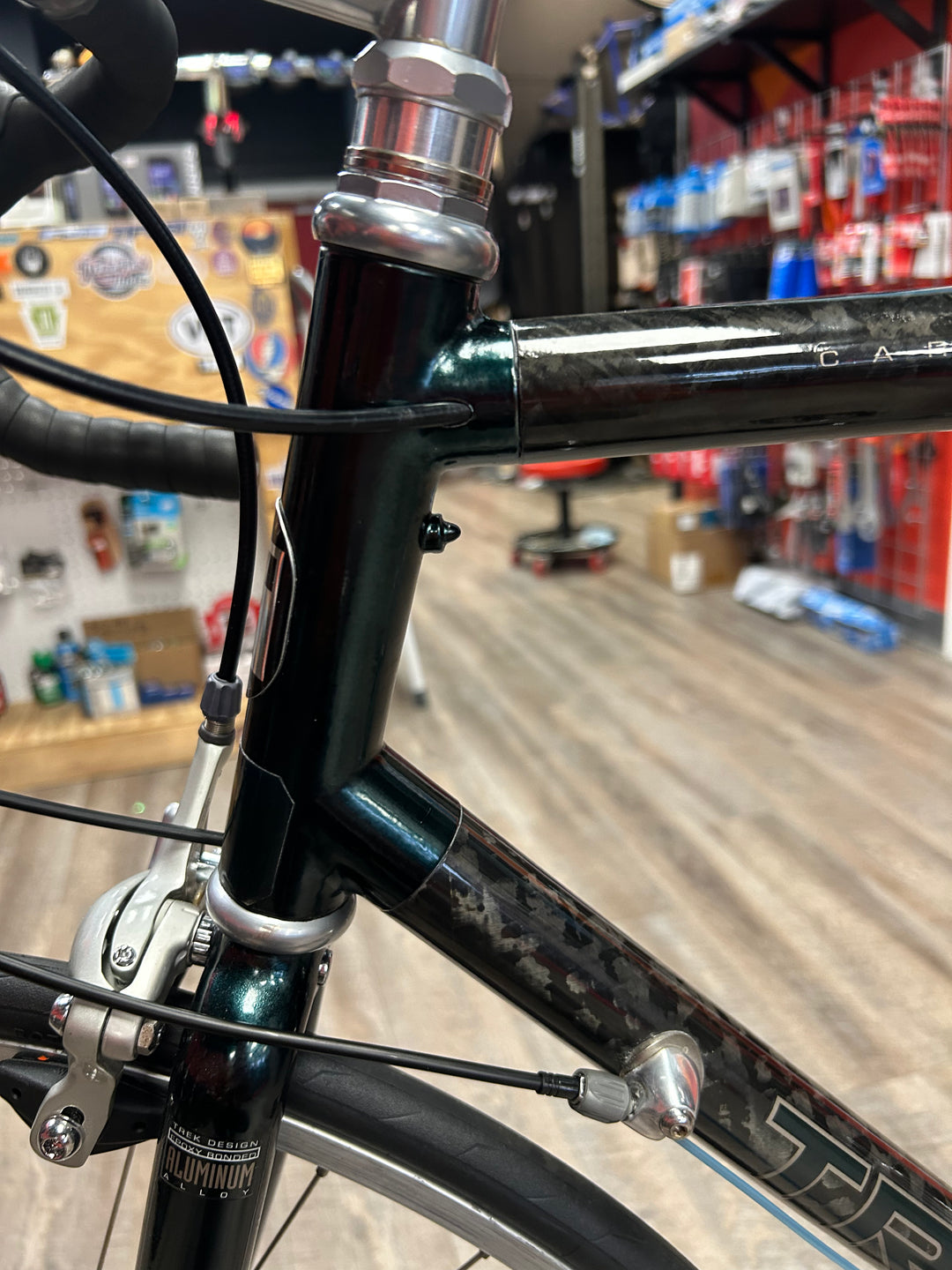 1996 Trek 2120 Carbon Road Bike – USA Made • 58 cm • 3×8 Shimano 105 • Rebuilt