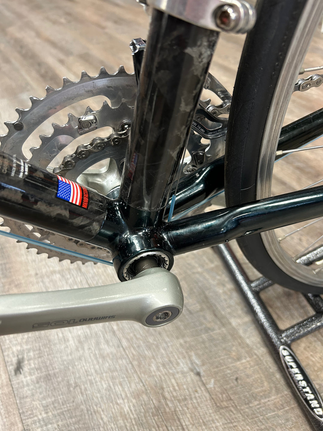 1996 Trek 2120 Carbon Road Bike – USA Made • 58 cm • 3×8 Shimano 105 • Rebuilt