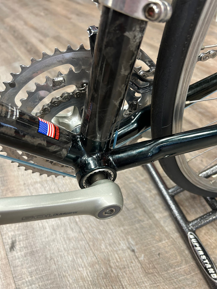 1996 Trek 2120 Carbon Road Bike – USA Made • 58 cm • 3×8 Shimano 105 • Rebuilt