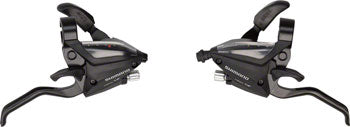 Shimano ST-EF500 Brake/Shift Lever Set – 3x7-Speed, EZ Fire Plus, Long Pull