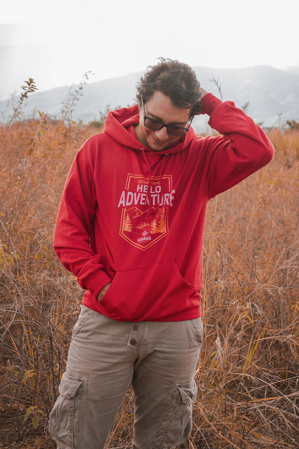 Hello Adventure Hoodie - Grava Adventure Corporation