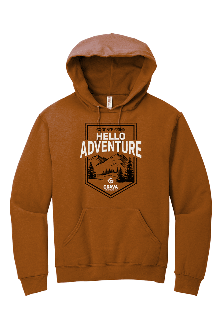 Hello Adventure Hoodie - Grava Adventure Corporation