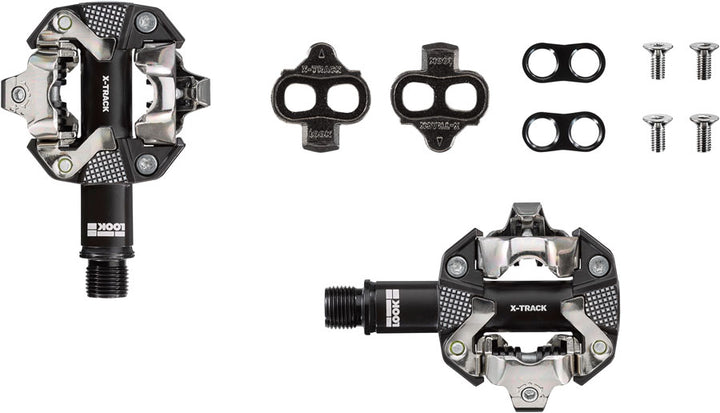 LOOK X-Track Clipless MTB Pedals SPD Compatible Black