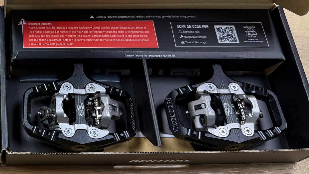 Renthal Revo-TRC Pedals Black
