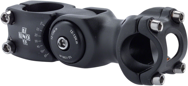 Kalloy 820 Adjustable Stem – 90 mm, 25.4 mm Bar Clamp, 1 1/8" Threadless, Aluminum
