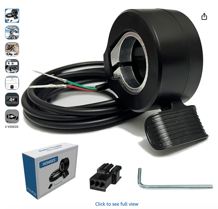 Throttle for Ebike & Electric Scooter — 7/8″ (22 mm)