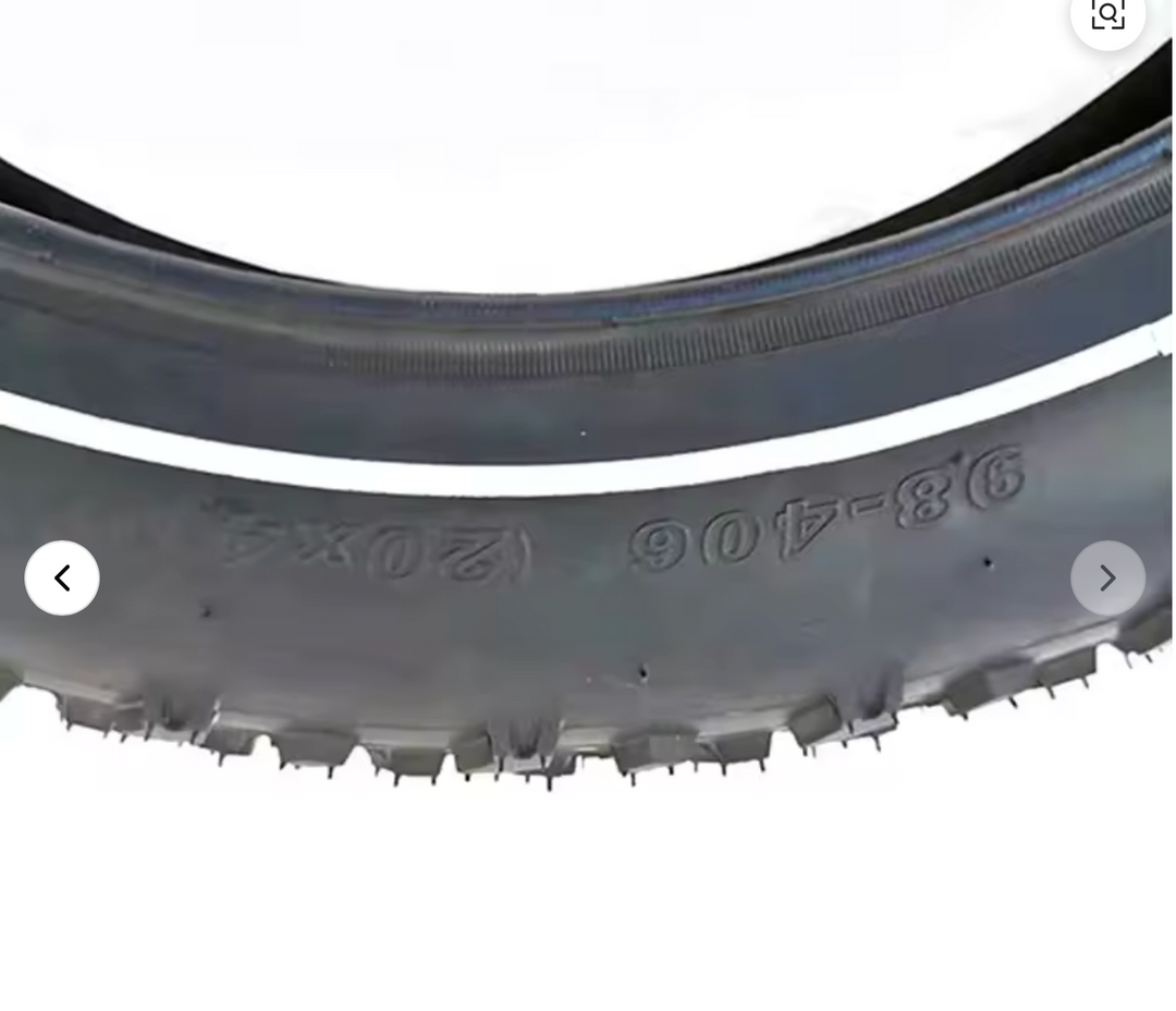 Kenda Krusade 20x4.0 Fat Tire – Wire Bead E-Bike Tire | 5–30 PSI | 20” Electric & Fat Bikes