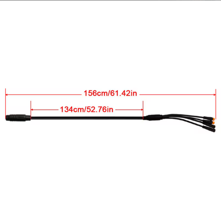 KT 1-to-5 E-Bike Integration Cable — 156 cm, Controller Wiring Splitter