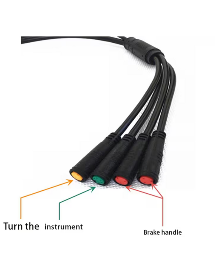 E-Bike 1T4 Extension Cable – Brake / Throttle / Display Harness