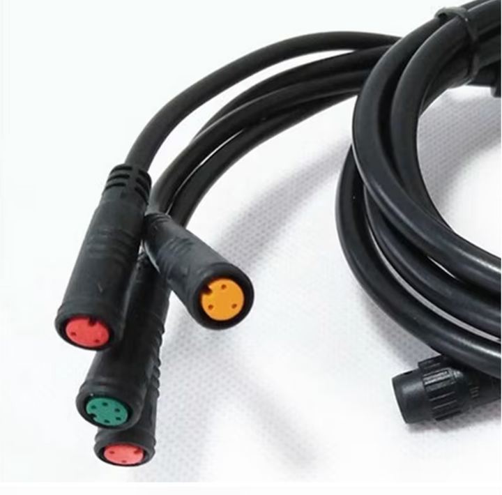 E-Bike 1T4 Extension Cable – Brake / Throttle / Display Harness