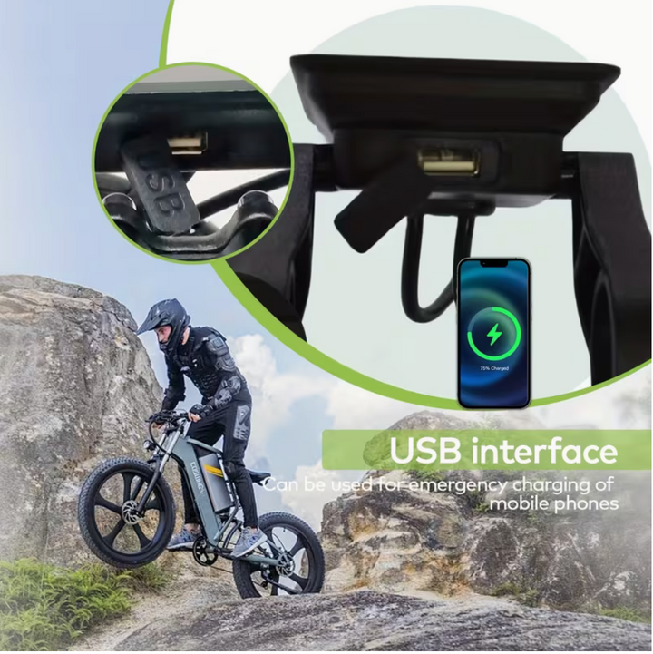 M6C UART2 LCD E-Bike Display Computer