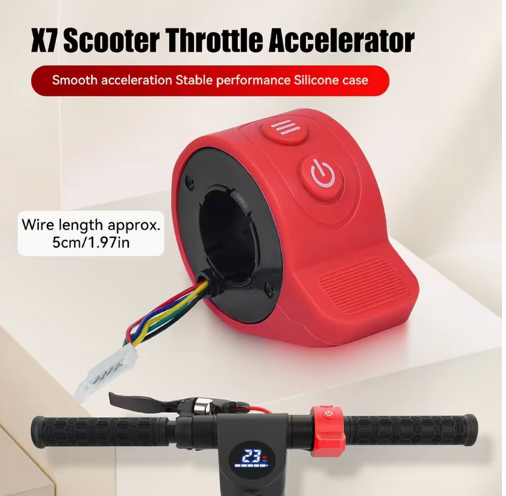 HX Series Electric Scooter Thumb Throttle – X6 / X7 / X8 Compatible