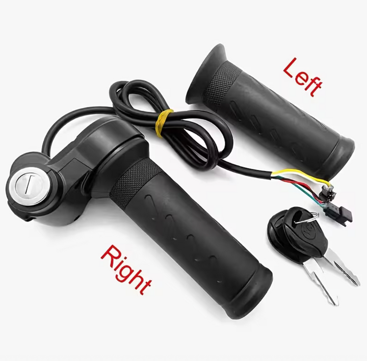 Leapiture Full Twist E-Bike Throttle Grip with Keys – 3-Pin