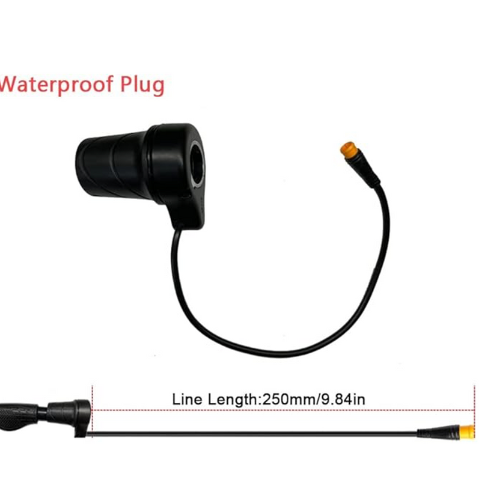 Wuxing 20X Half-Twist E-Bike Throttle – Right Hand – 3-Pin