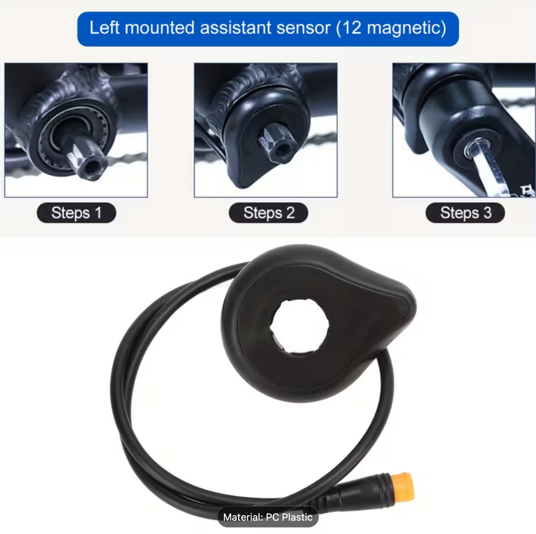 KD-2PS-L 12-Magnet Dual Hall Pedal Assist Sensor – Left Side