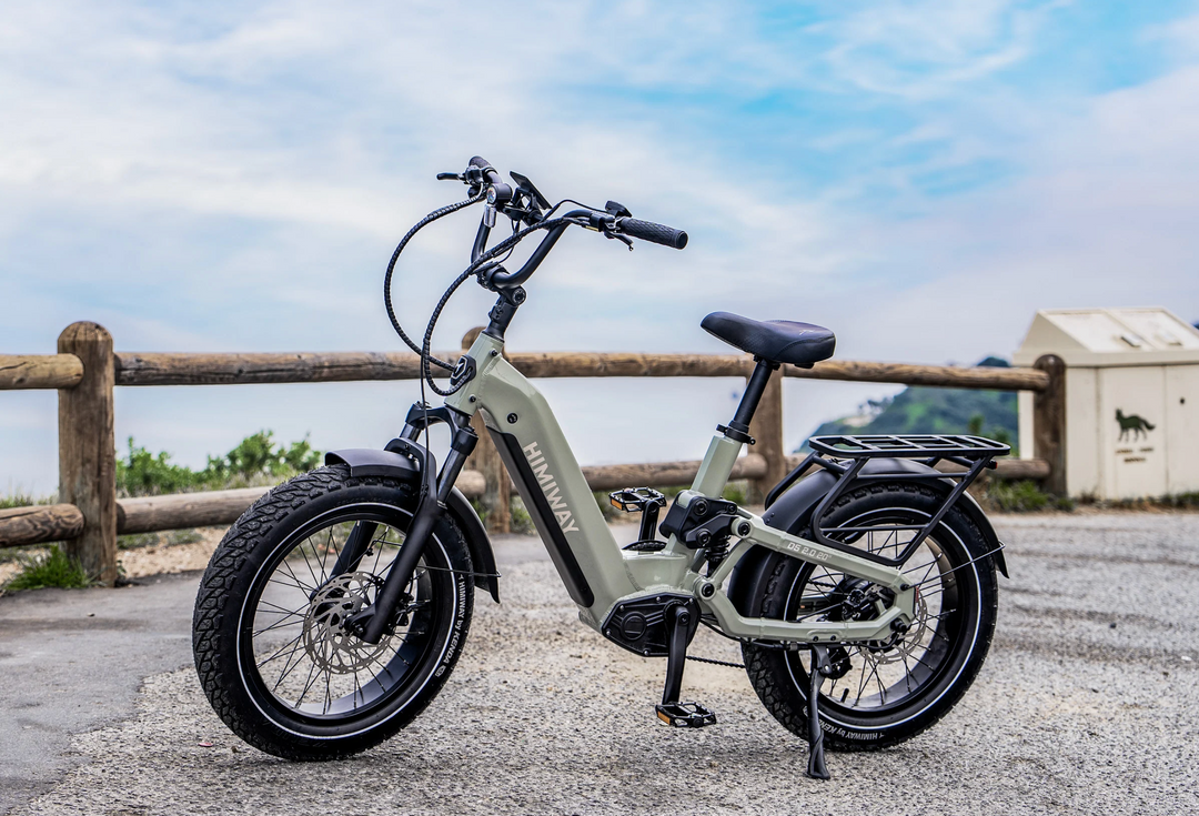 Himiway D5 2.0 20" Full Suspension Fat Tire E-Bike – 750W – 48V 20Ah – Step-Over / Step-Thru