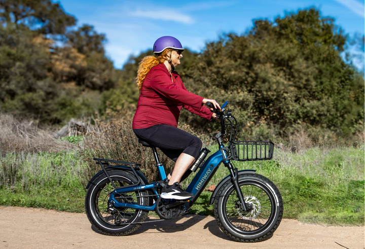 Himiway D5 2.0 20" Full Suspension Fat Tire E-Bike – 750W – 48V 20Ah – Step-Over / Step-Thru