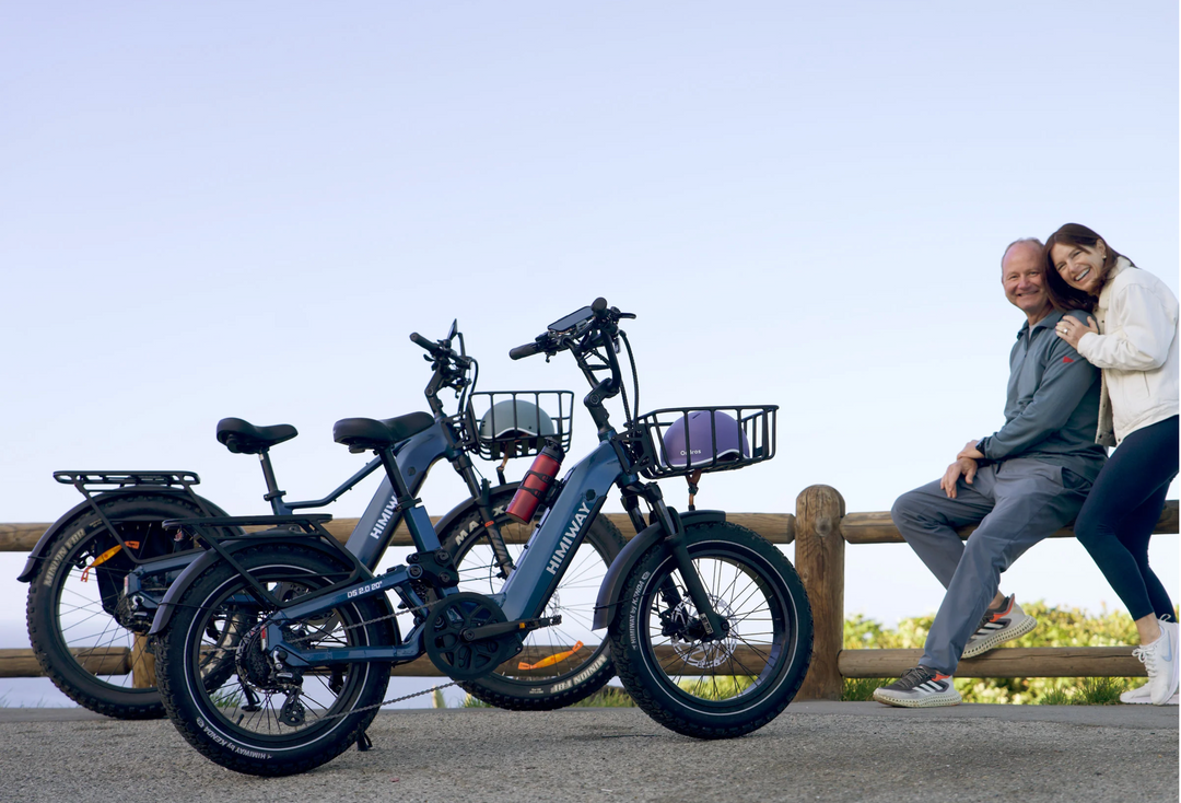 Himiway D5 2.0 20" Full Suspension Fat Tire E-Bike – 750W – 48V 20Ah – Step-Over / Step-Thru