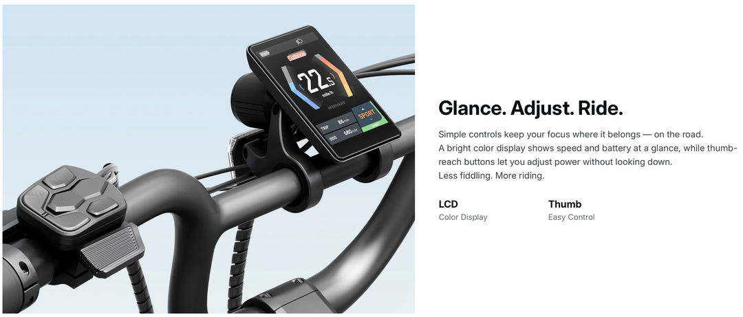 Himiway D5 2.0 20" Full Suspension Fat Tire E-Bike – 750W – 48V 20Ah – Step-Over / Step-Thru