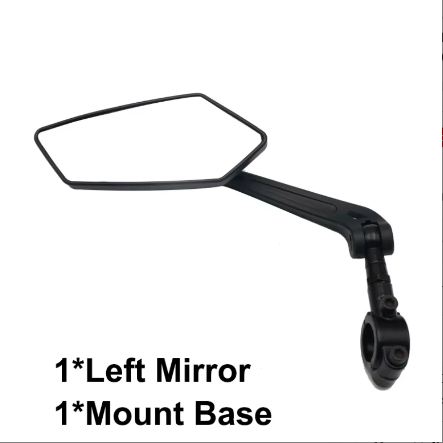 Universal Adjustable Bicycle Rearview Mirror Set | 360° Rotating | Bar End | Pair