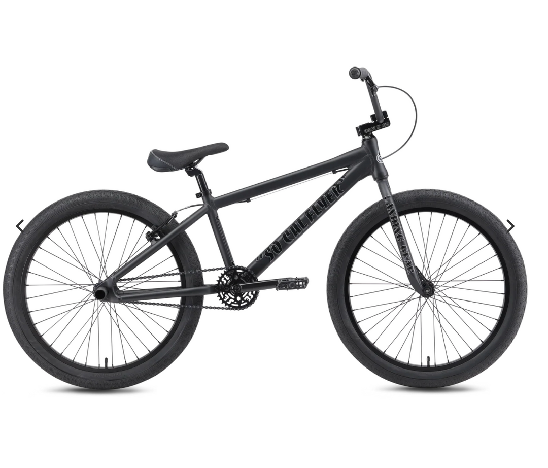 SE Bikes So Cal Flyer 24" BMX Bike | Matte Black