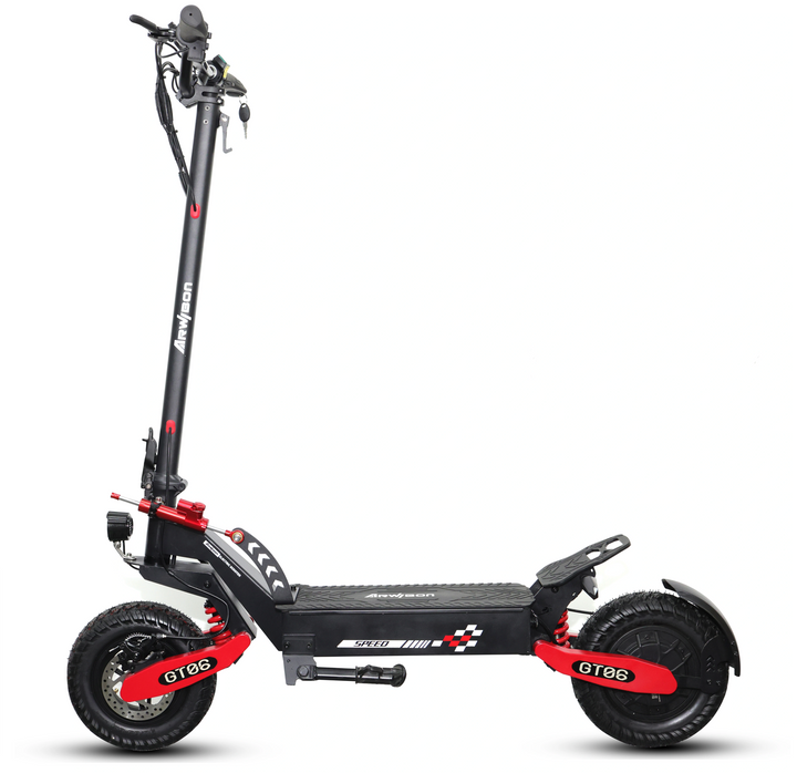 GT06 Electric Scooter 1200W 48V 23.4Ah 11” Off-Road Tires Foldable