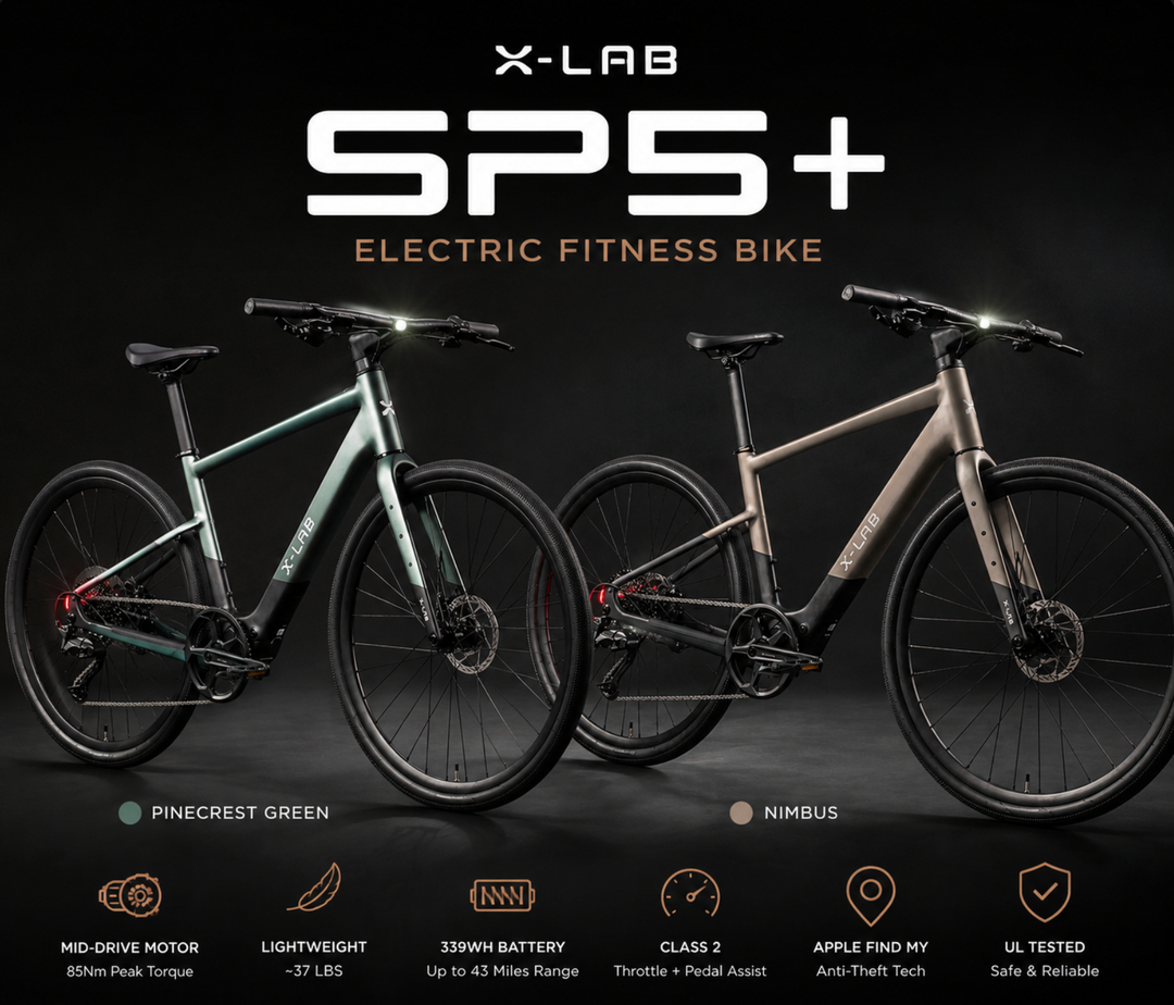 X-LAB SP5+ Electric Fitness Bike | Mid-Drive | Shimano CUES | 700c
