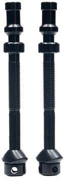Stan’s Universal+ Tubeless Valve Stems – Alloy – Extra Tall 37–46mm – Black – Pair