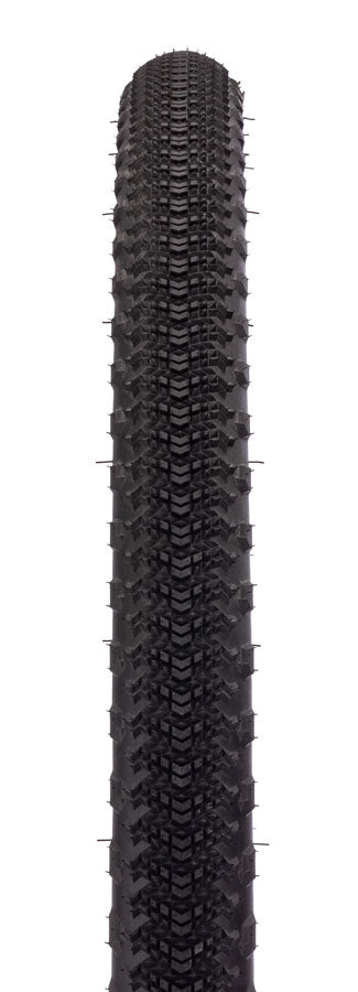 Teravail Cannonball Gen 2 gravel tire tread showing closely spaced center knobs and shoulder knobs; representative QBP image.